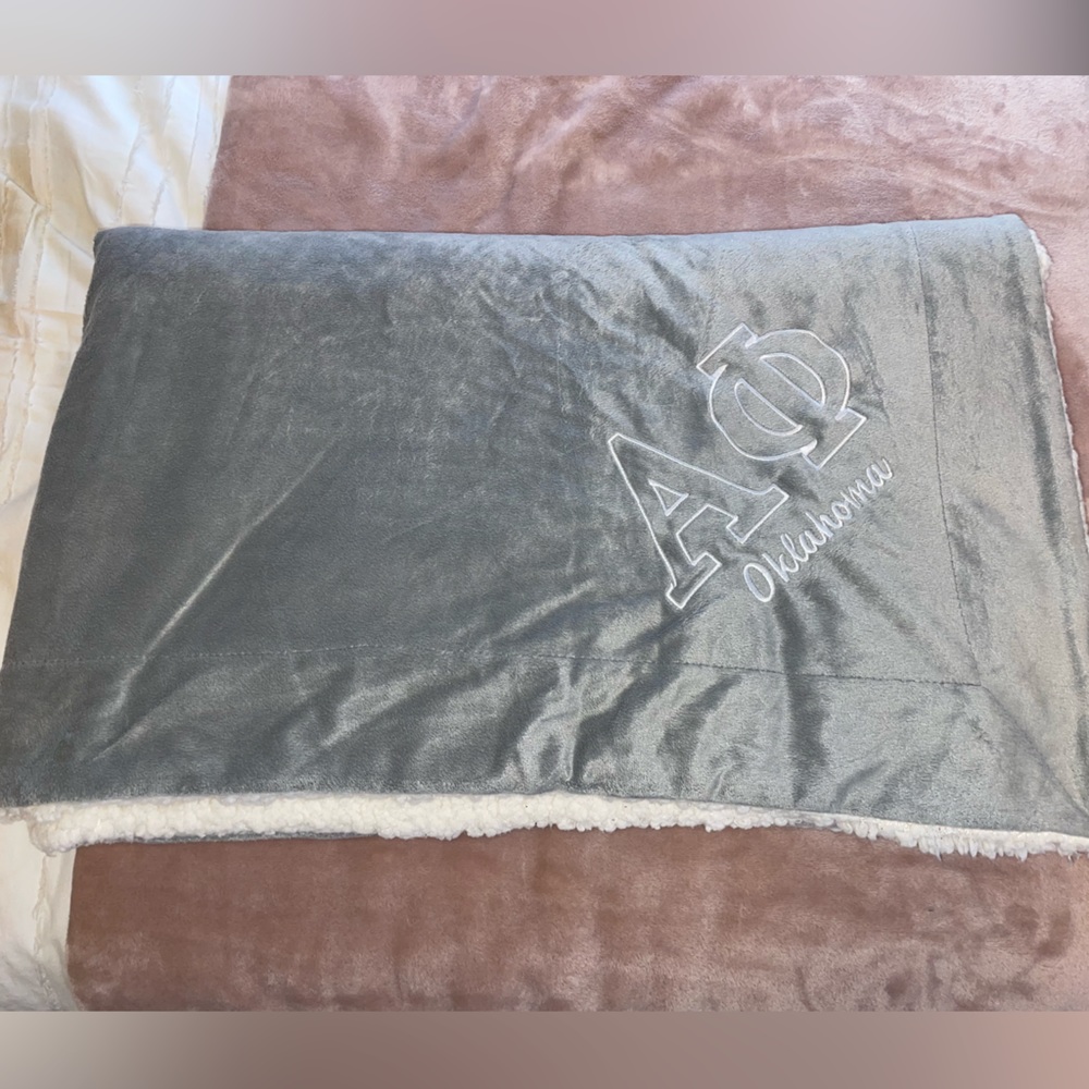 SOLD Alpha Phi Shepra Throw/Blanket